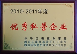 2010—2011年度优秀私营企业